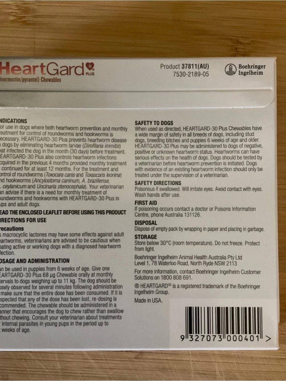 Heartgard Plus Chewables for Dogs 24.25 lbs or - 11 kg